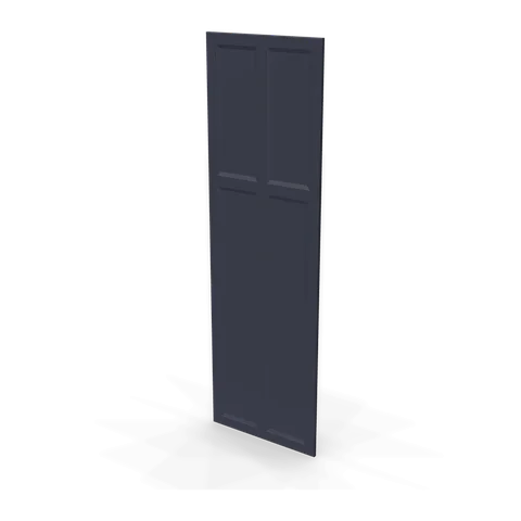 WP-T90 cabinet in Bevel Blue, angle view