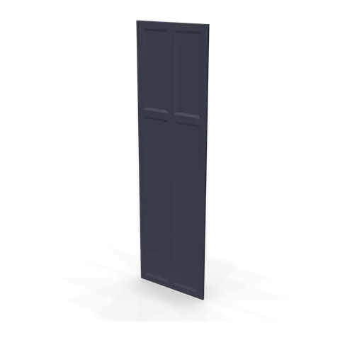 WP-T96 cabinet in Bevel Blue, angle view