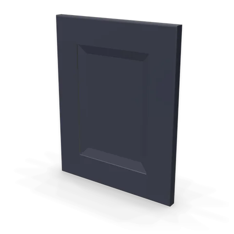 WP-W15 cabinet in Bevel Blue, angle view