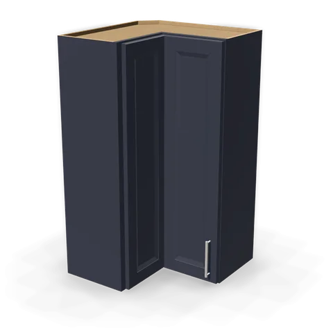 WPC2442 cabinet in Bevel Blue, angle view