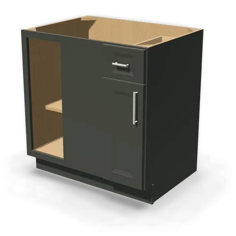 BBC39/42 cabinet in Bevel Green, angle view