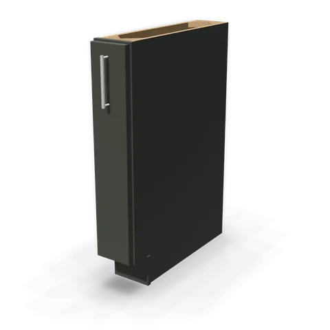 BF06-PO cabinet in Bevel Green, angle view