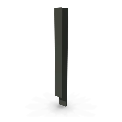 BF3 cabinet in Bevel Green, angle view