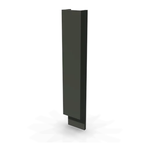 BF6 cabinet in Bevel Green, angle view