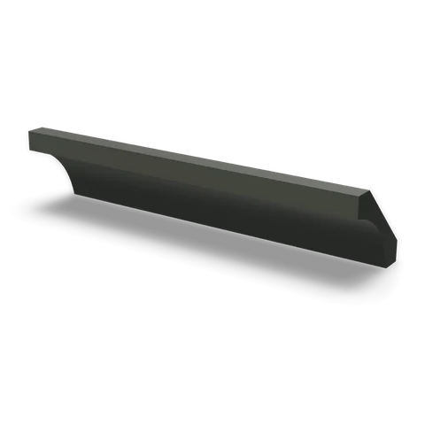 CM4 cabinet in Bevel Green, angle view