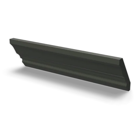 CM6 cabinet in Bevel Green, angle view