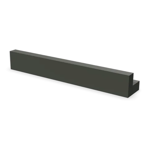 CMR2 cabinet in Bevel Green, angle view