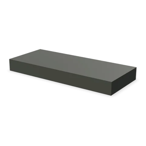 FLS24 cabinet in Bevel Green, angle view