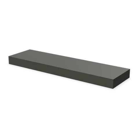 FLS36 cabinet in Bevel Green, angle view