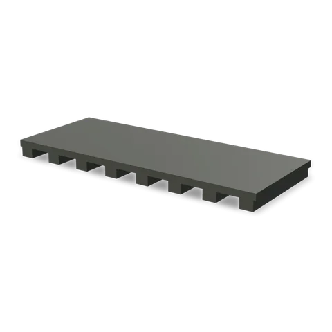 GL-30 cabinet in Bevel Green, angle view