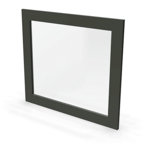 M3027 cabinet in Bevel Green, angle view