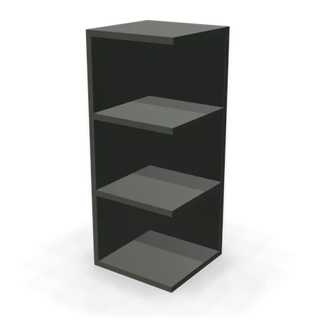 OE1230 cabinet in Bevel Green, angle view