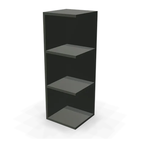OE1236 cabinet in Bevel Green, angle view