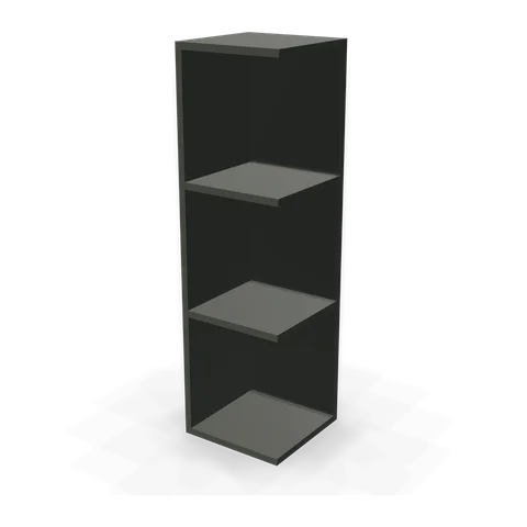 OE1242 cabinet in Bevel Green, angle view