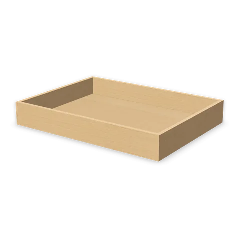 RD33 cabinet in Bevel Green, angle view