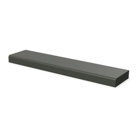 STRM8 cabinet in Bevel Green, angle view