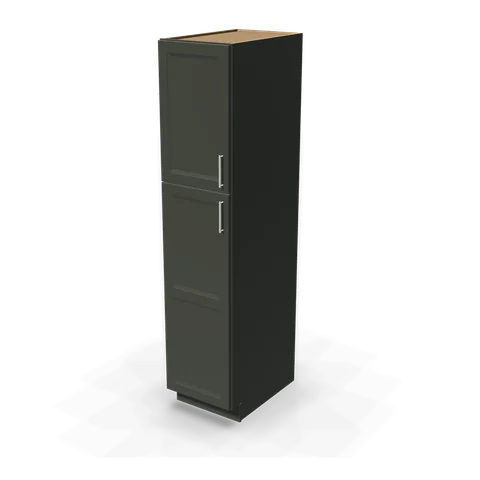 TP188427 cabinet in Bevel Green, angle view