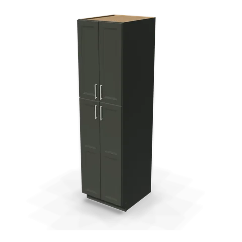 TP249027 cabinet in Bevel Green, angle view