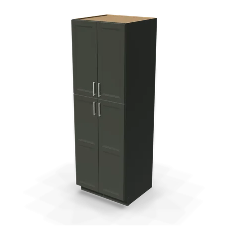 TP309027 cabinet in Bevel Green, angle view