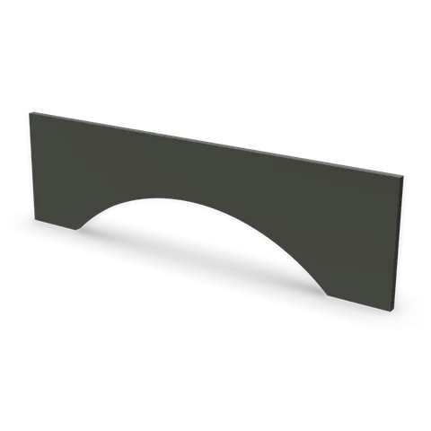 VARP42 cabinet in Bevel Green, angle view