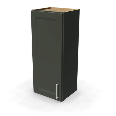 W1536 cabinet in Bevel Green, angle view