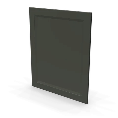 WP-BASE24 cabinet in Bevel Green, angle view