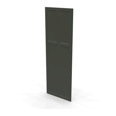 WP-T84 cabinet in Bevel Green, angle view