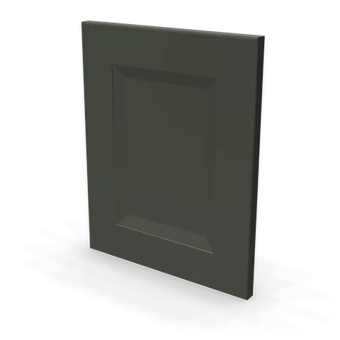 WP-W15 cabinet in Bevel Green, angle view