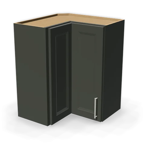 WPC2430 cabinet in Bevel Green, angle view