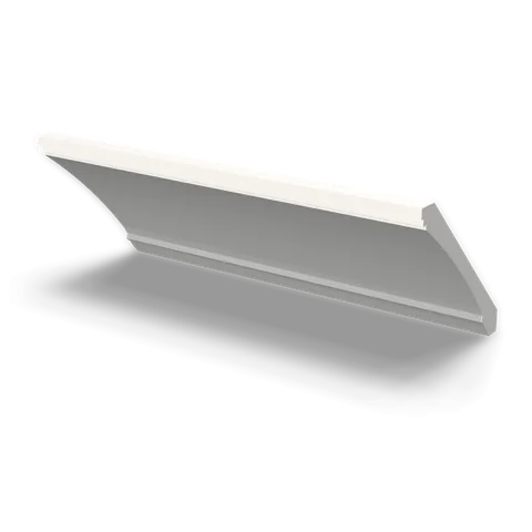CM7 cabinet in Bevel White, angle view