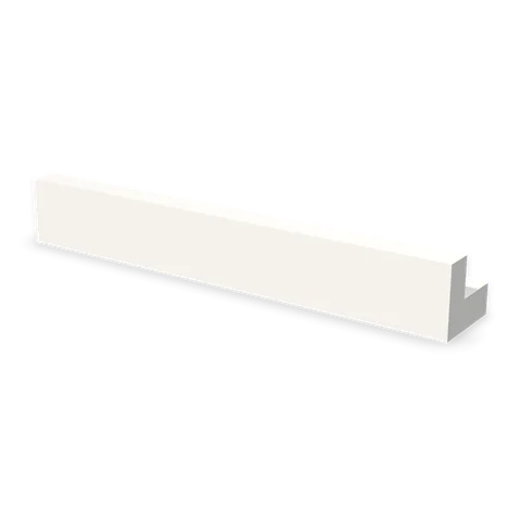 CMR2 cabinet in Bevel White, angle view