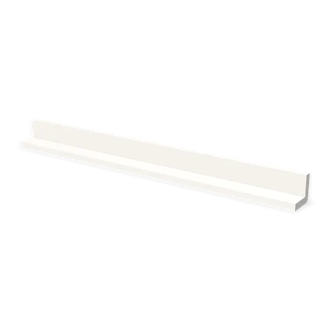 OCM8 cabinet in Bevel White, angle view