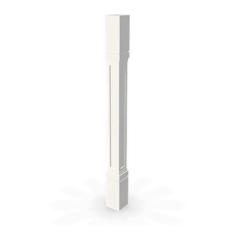 SP336 cabinet in Bevel White, angle view