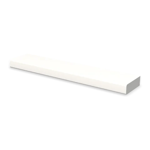 STKM8 cabinet in Bevel White, angle view