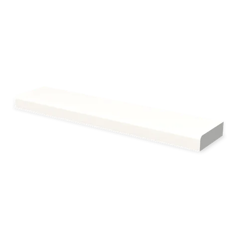 STRM8 cabinet in Bevel White, angle view