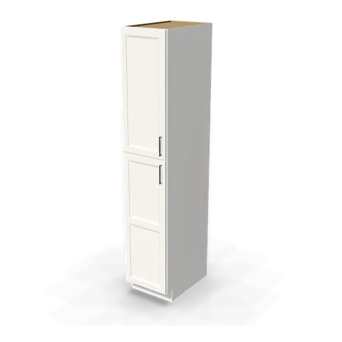 TP189627 cabinet in Bevel White, angle view