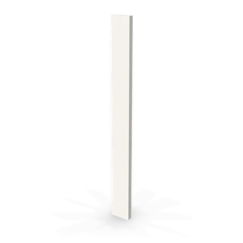 WF330 cabinet in Bevel White, angle view