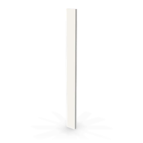 WF336 cabinet in Bevel White, angle view