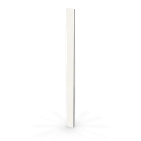 WF342 cabinet in Bevel White, angle view
