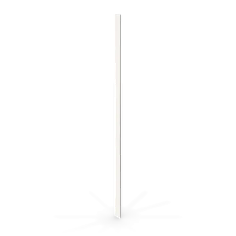 WF396 cabinet in Bevel White, angle view