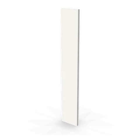 WF636 cabinet in Bevel White, angle view
