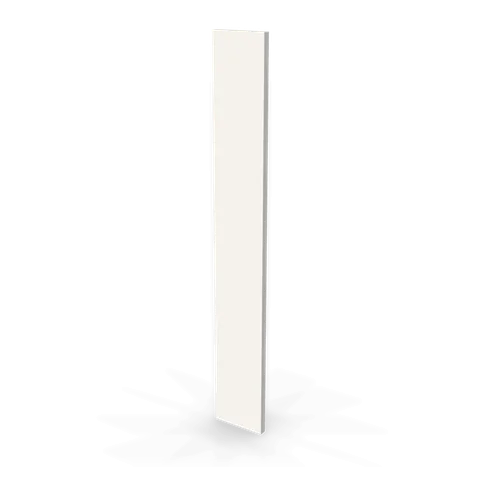 WF642 cabinet in Bevel White, angle view