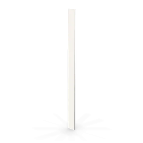WF696 cabinet in Bevel White, angle view