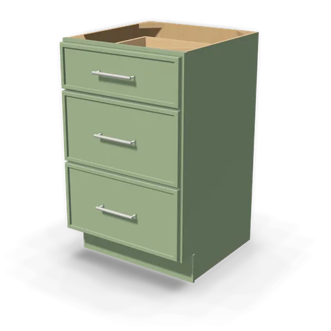 VDB21 cabinet in Micro Shaker Sage Green