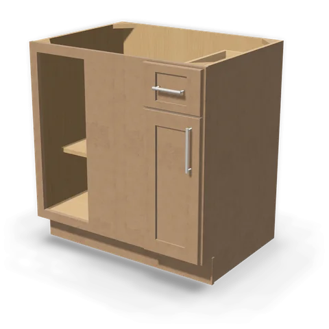 BBC39/42 cabinet in Shaker Driftwood, angle view