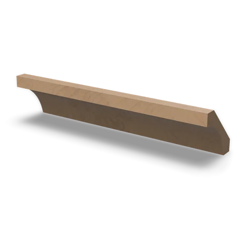 CM4 cabinet in Shaker Driftwood, angle view