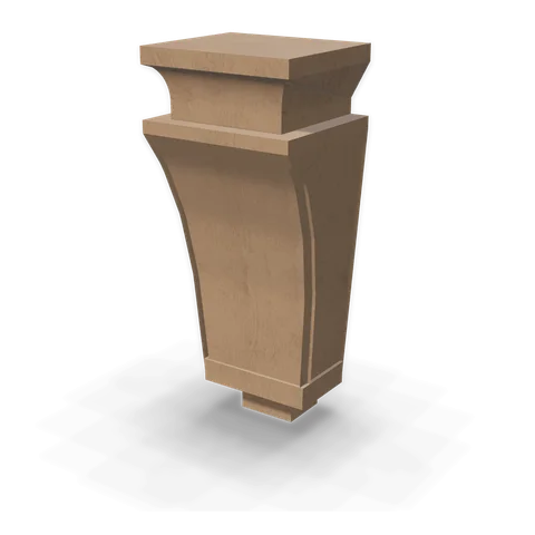 CMCB cabinet in Shaker Driftwood, angle view