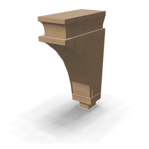 CML cabinet in Shaker Driftwood, angle view