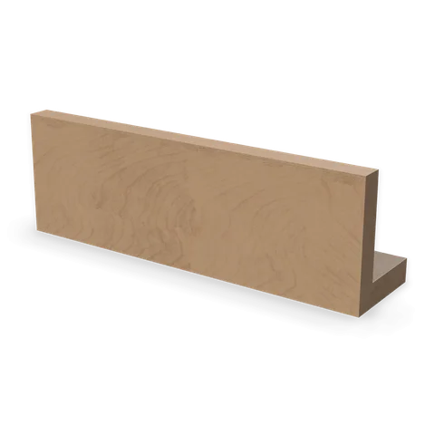 CMR4 cabinet in Shaker Driftwood, angle view