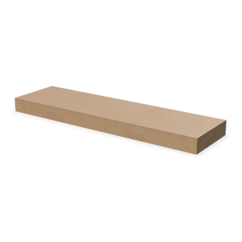 FLS36 cabinet in Shaker Driftwood, angle view